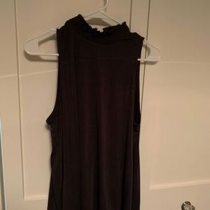 Ann Taylor LOFT gray sleeveless top